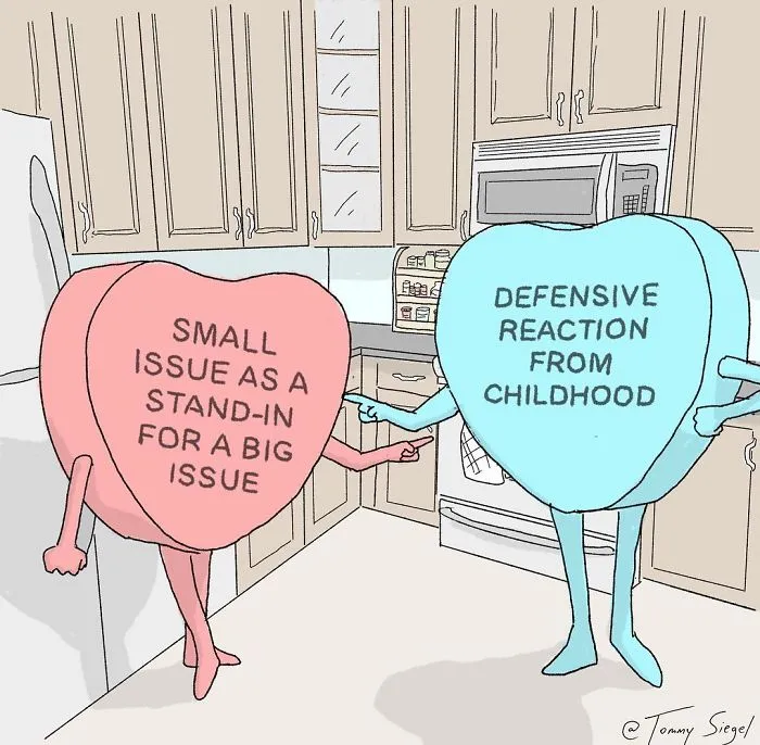 Artist Illustrates Honest Feelings That We Keep To Ourselves In 22 Candy Heart Comics