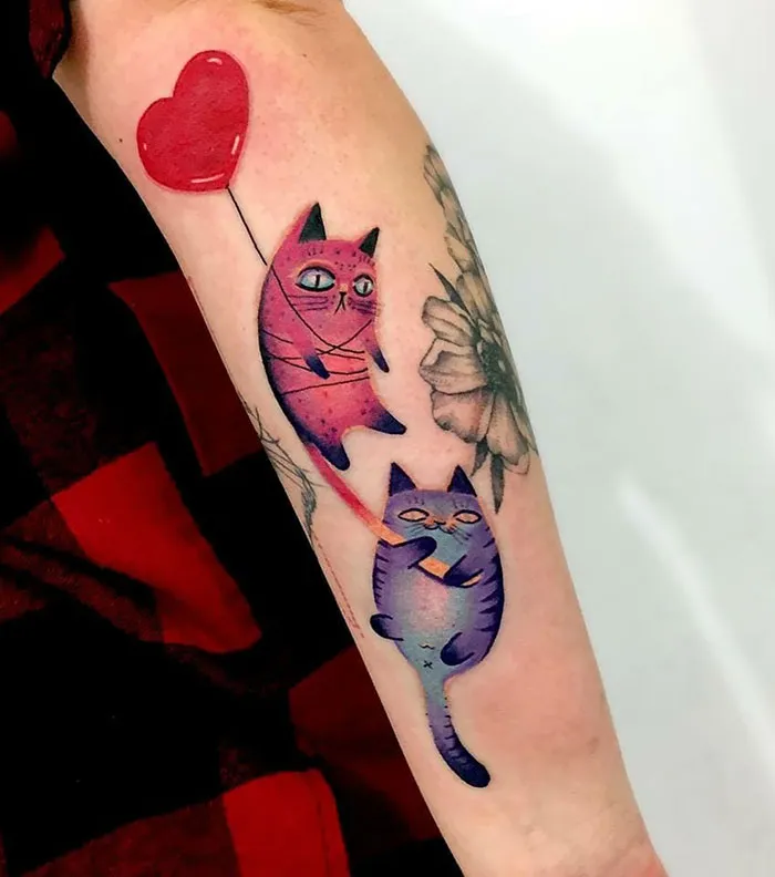 40 Personas que se hicieron preciosos tatuajes de gatos