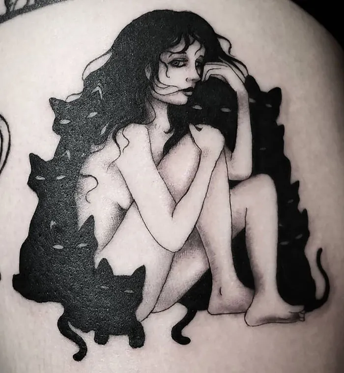 40 Personas que se hicieron preciosos tatuajes de gatos