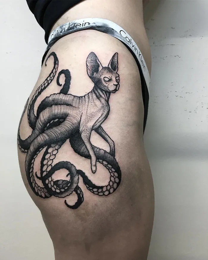 40 Personas que se hicieron preciosos tatuajes de gatos