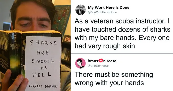 Artist Refuses To Admit His Mistake In A Comic About Sharks, Hilariously Trolls Everyone Who Tries To Prove Him Wrong