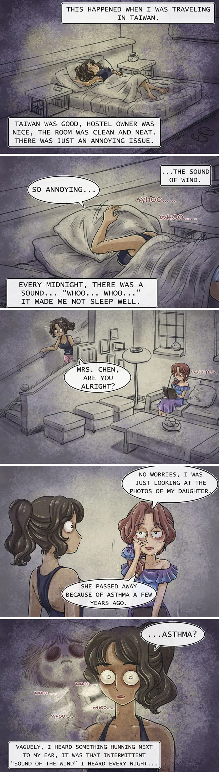 Guy Creates Horror Comics With Unexpected Endings (18 Pics)