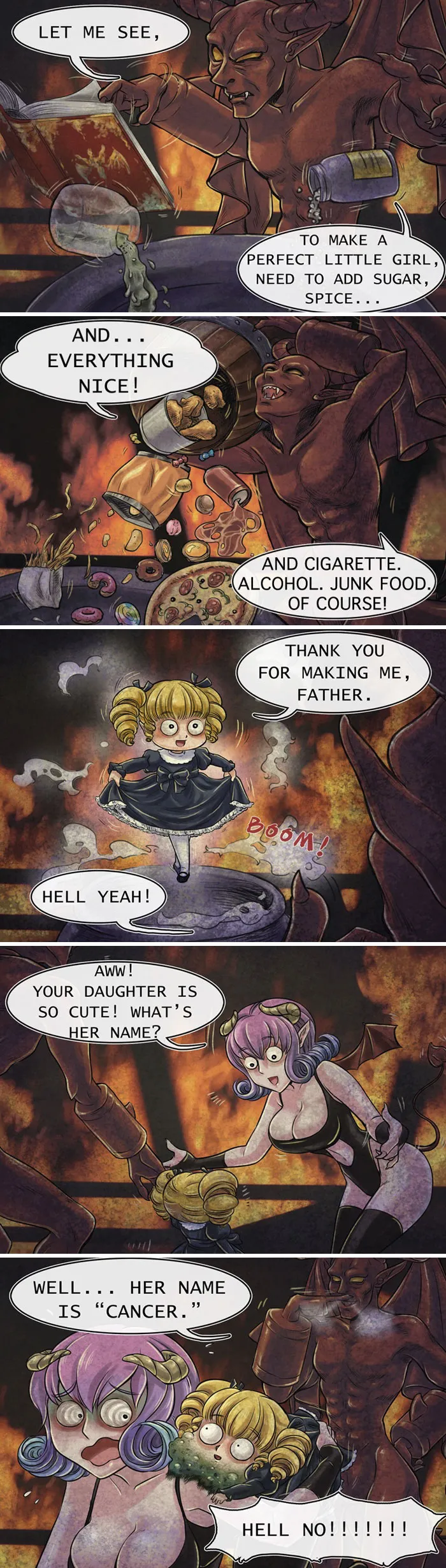 Guy Creates Horror Comics With Unexpected Endings (18 Pics)