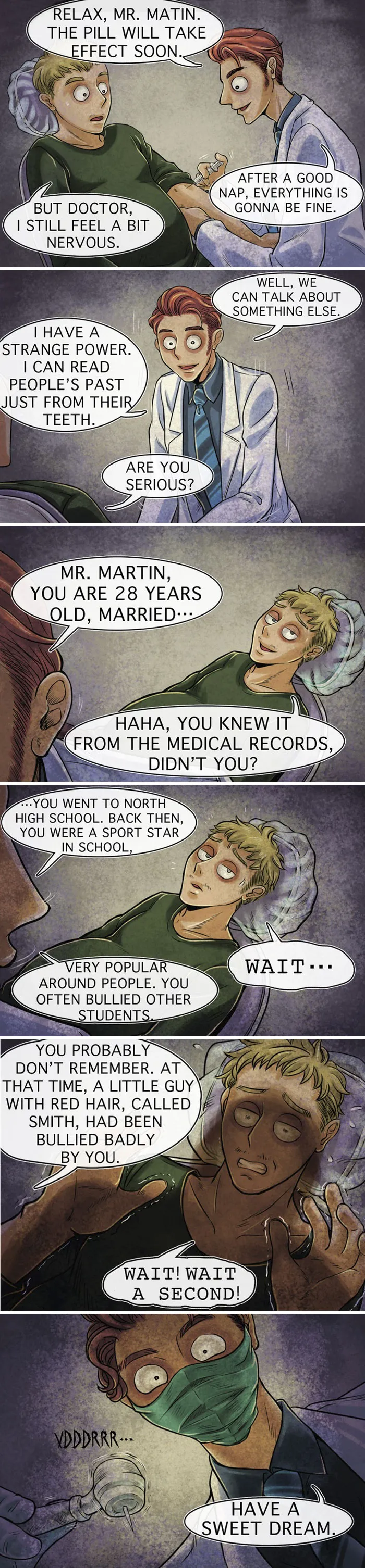 Guy Creates Horror Comics With Unexpected Endings (18 Pics)