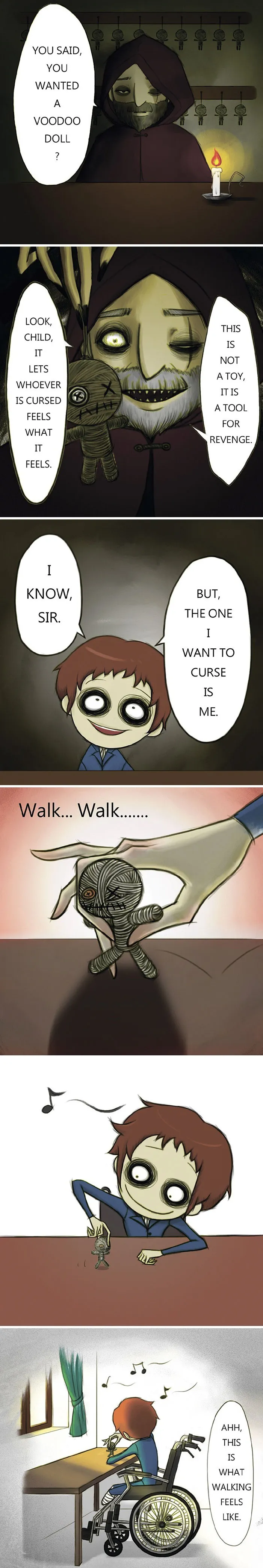 Guy Creates Horror Comics With Unexpected Endings (18 Pics)