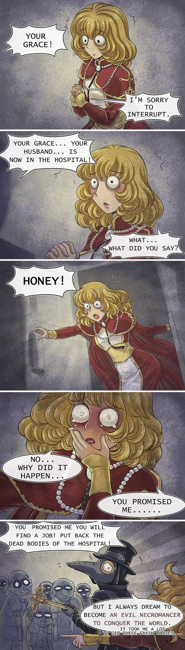 Guy Creates Horror Comics With Unexpected Endings (18 Pics)