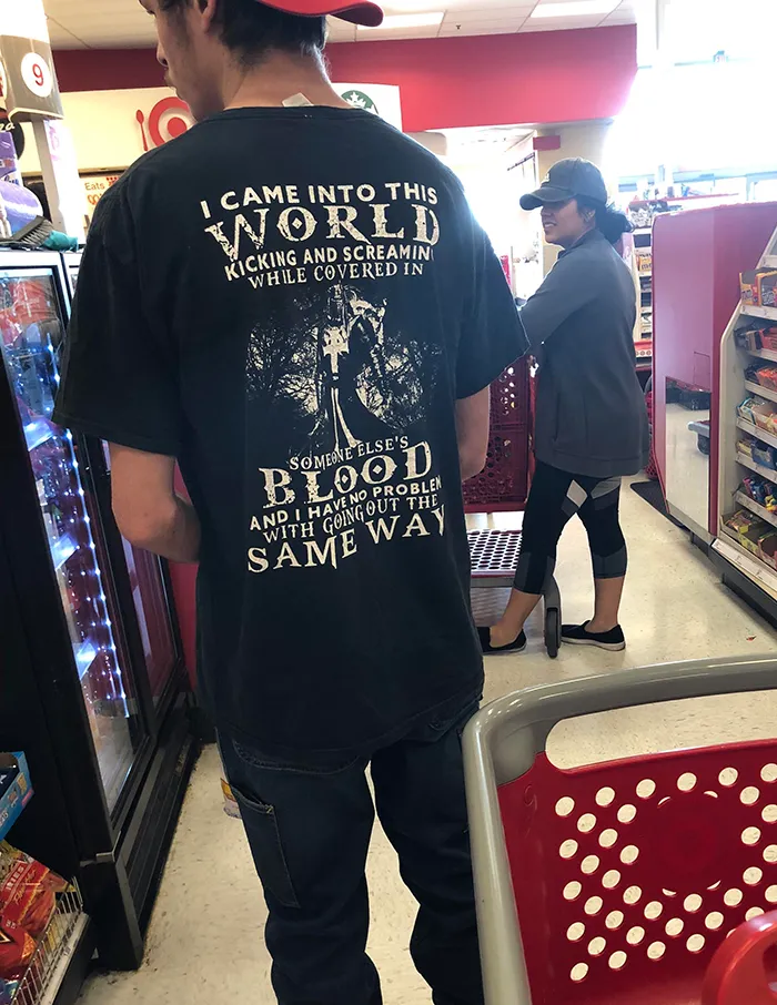 30 Times People Were Trying Too Hard To Look Cool With Their ‘Badass’ T-Shirts