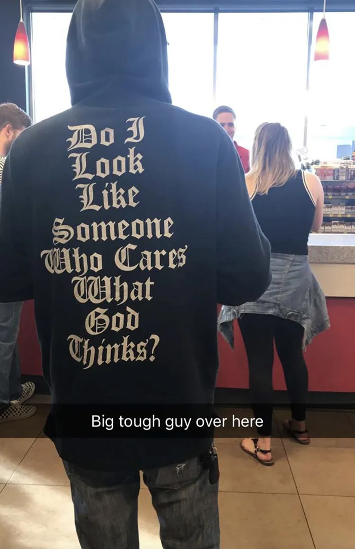 30 Times People Were Trying Too Hard To Look Cool With Their ‘Badass’ T-Shirts