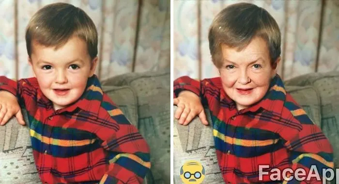FaceApp Filter Shows What You'll Look Like When You're Older And People Post The Results (30 Pics)