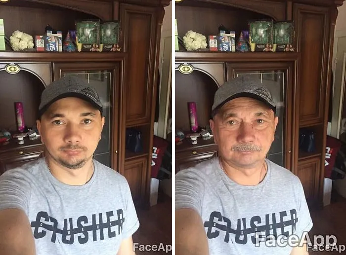 FaceApp Filter Shows What You'll Look Like When You're Older And People Post The Results (30 Pics)