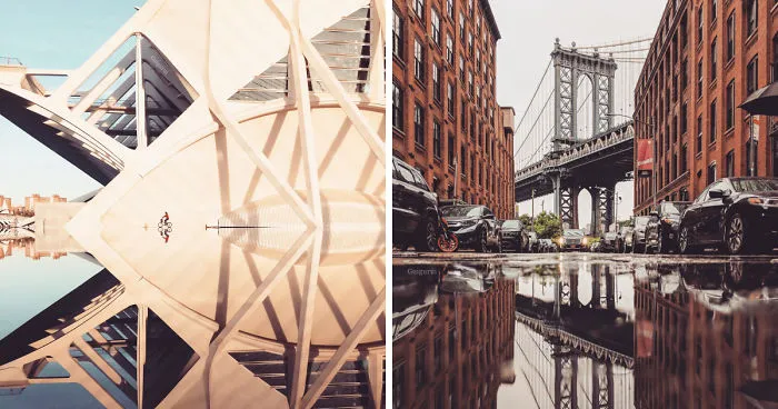 I Continue To Travel To Parallel Worlds Of Puddles And Perspective With My Smartphone To Capture The World Differently