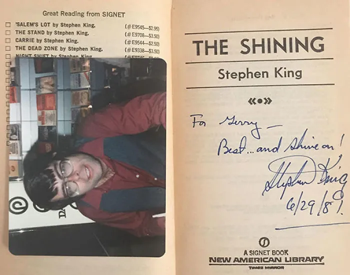 Nothing Like Picking Up A Book And Finding A Photo (And Autograph) Of The Author Inside