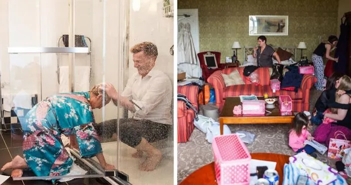 'Not A Wedding Photographer' Captures The Chaos Of People's Special Day (30 Funny Pics)