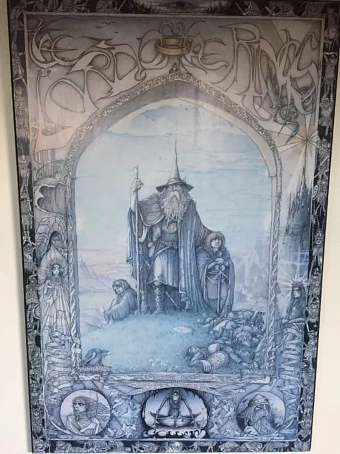 15$, impreso en madera, definitivamente anterior a las películas