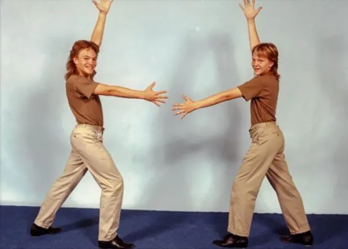 Mi hermano y yo en la final de claqué