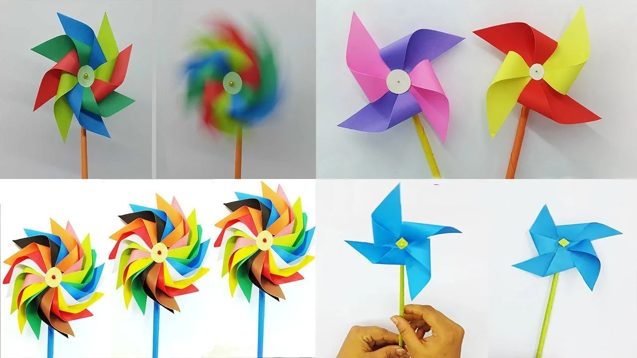 Paper Windmill Making Instruction