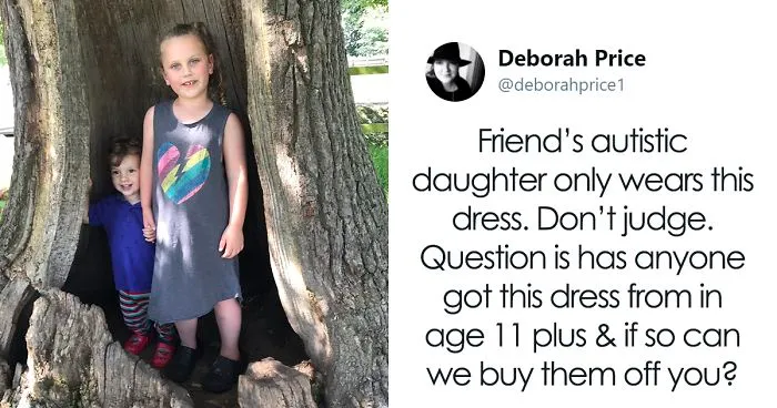 This Autistic Girl Could Only Wear One Specific Dress For Years, So Her Mom's Friend Asked Twitter For Help