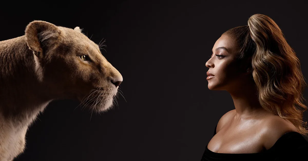 Los posters del nuevo Rey León muestran a los actores frente a sus personajes, y queda genial