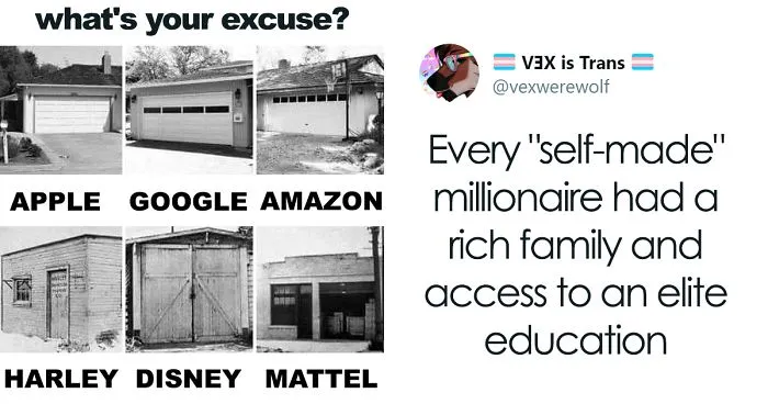 Someone Asks "What's Your Excuse" With 'Billionaire Beginnings' Pic, Gets 15 'Real World' Replies