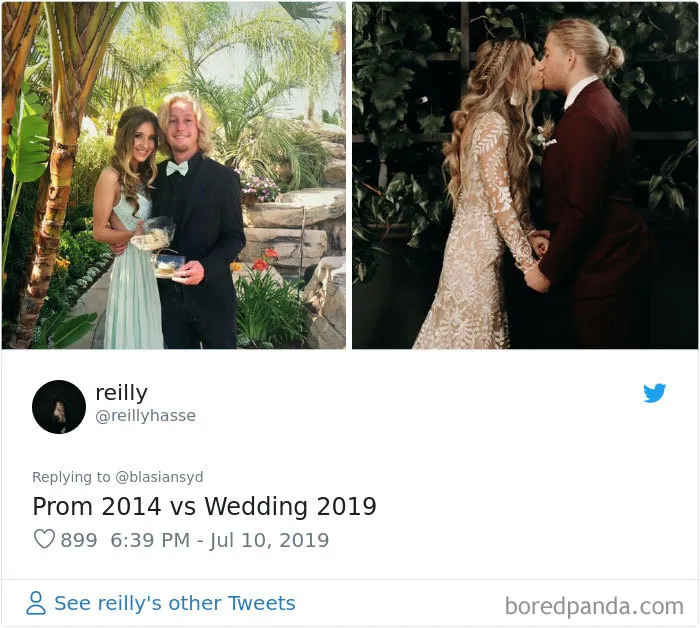 30 Times People Married Their Prom Dates And Shared The Before And After Pics