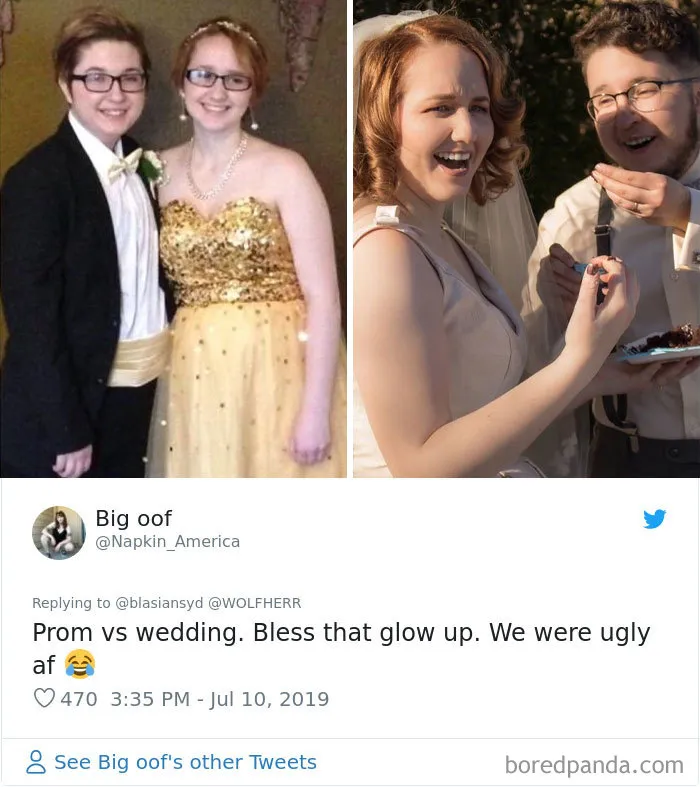 30 Times People Married Their Prom Dates And Shared The Before And After Pics