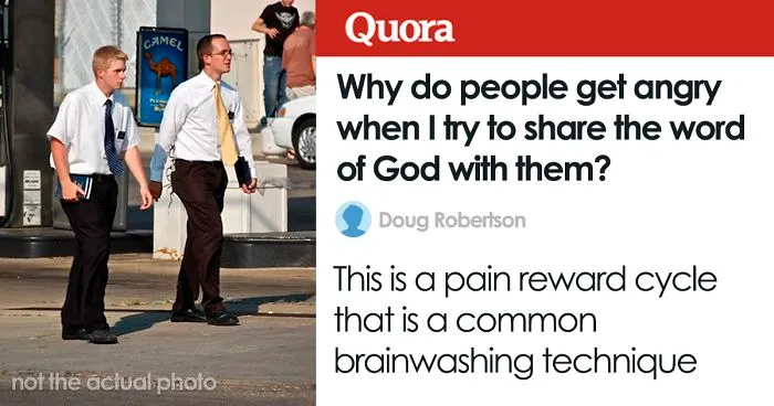 Person Asks Why People Don't Like Their 'Word Of God', Gets To Learn They're Being Brainwashed