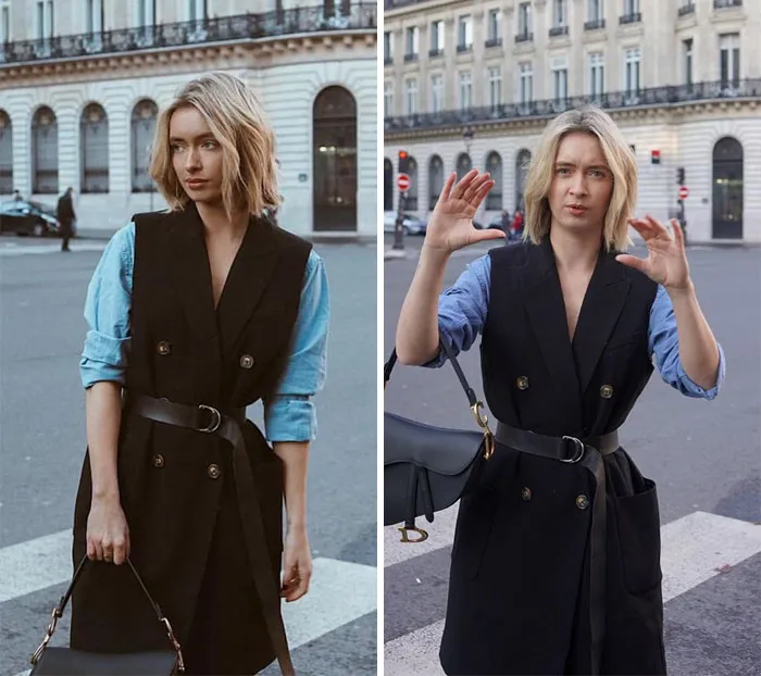 Esta influencer muestra la verdad tras esas fotos "perfectas" de instagram con sus 30 imágenes comparativas