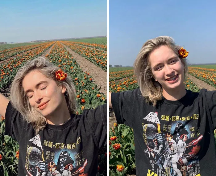 Esta influencer muestra la verdad tras esas fotos "perfectas" de instagram con sus 30 imágenes comparativas