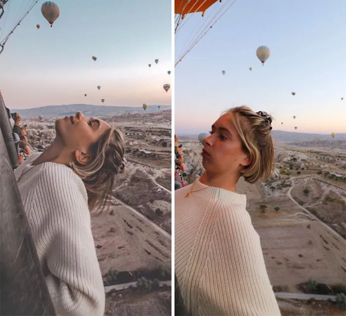 Esta influencer muestra la verdad tras esas fotos "perfectas" de instagram con sus 30 imágenes comparativas