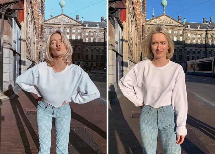Esta influencer muestra la verdad tras esas fotos "perfectas" de instagram con sus 30 imágenes comparativas