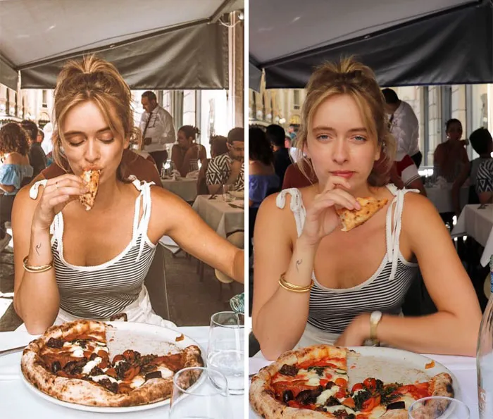 Esta influencer muestra la verdad tras esas fotos "perfectas" de instagram con sus 30 imágenes comparativas