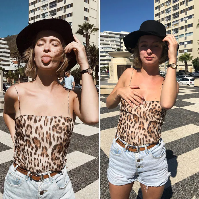 Esta influencer muestra la verdad tras esas fotos "perfectas" de instagram con sus 30 imágenes comparativas