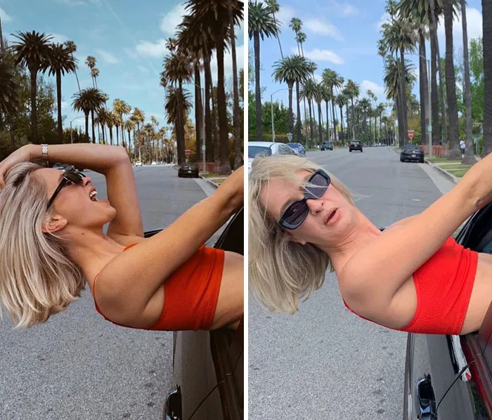 Esta influencer muestra la verdad tras esas fotos "perfectas" de instagram con sus 30 imágenes comparativas