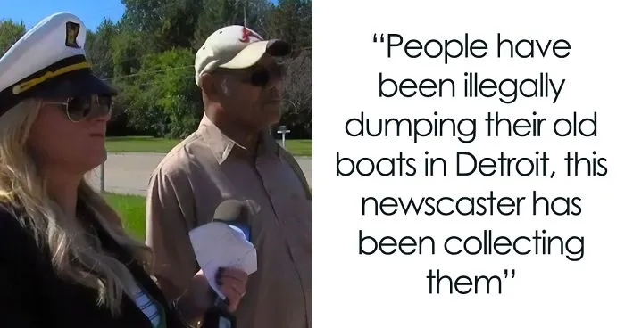 This Badass Journalist Is Solving Detroit's Abandoned Boats Problem By Bringing Them Back To the Owners In A Captain's Hat