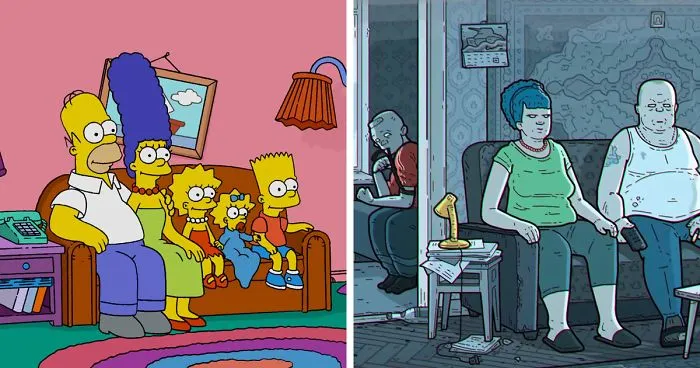 The Iconic Simpsons Intro Scene Was Recreated To Show How Depressing Life Is In Russia
