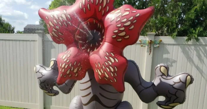It Only Takes $100 To Turn Your Yard Into A Parallel Dimension With This 6-Foot-Tall Demogorgon Sprinkler