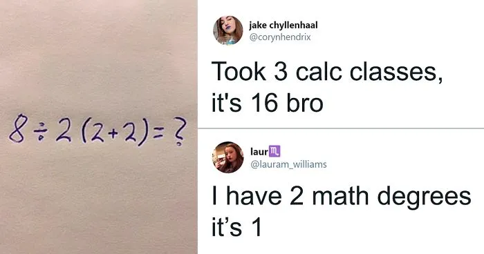 Can You Solve It? Simple Math Equation Goes Viral Since People Can't Agree On One Answer