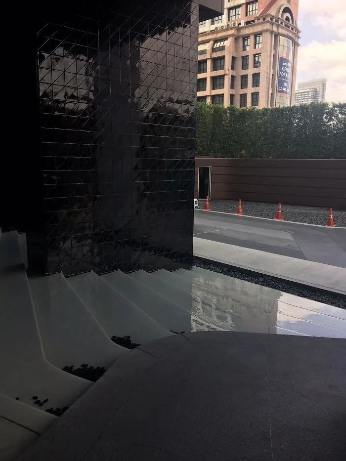 These Aren’t Stairs. They Are Decorative Waterfalls. My Friend Walked Into Them And Slipped, I Laughed My Ass Off