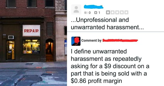 Guy Who Fails To Get A $9 Discount Leaves A 1-Star Review, Gets Shut Down By The Store Owner’s Epic Comeback