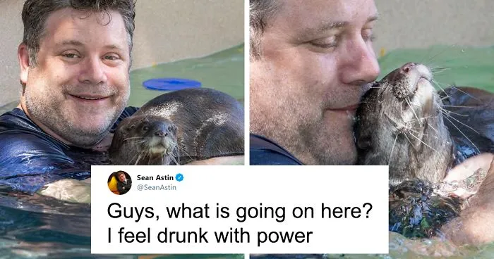 People Start Celebrating Sean Astin's Career After Pics Of Him Holding An Otter Go Viral