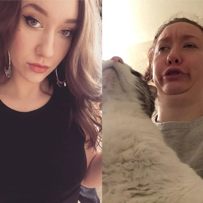 My Cat And I, Pretending To Be Thumbs 
