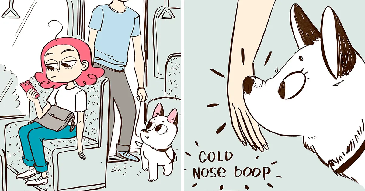 My 13 Wholesome Comics About Cats And Dogs