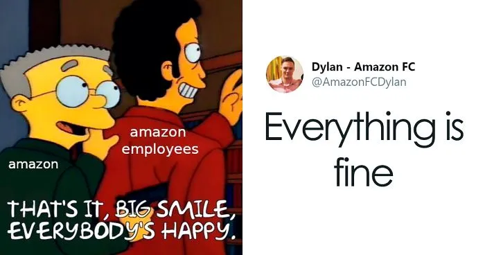 Twitter Users Get Suspicious Over Many Tweets From Amazon Employees That Promote Their Working Conditions