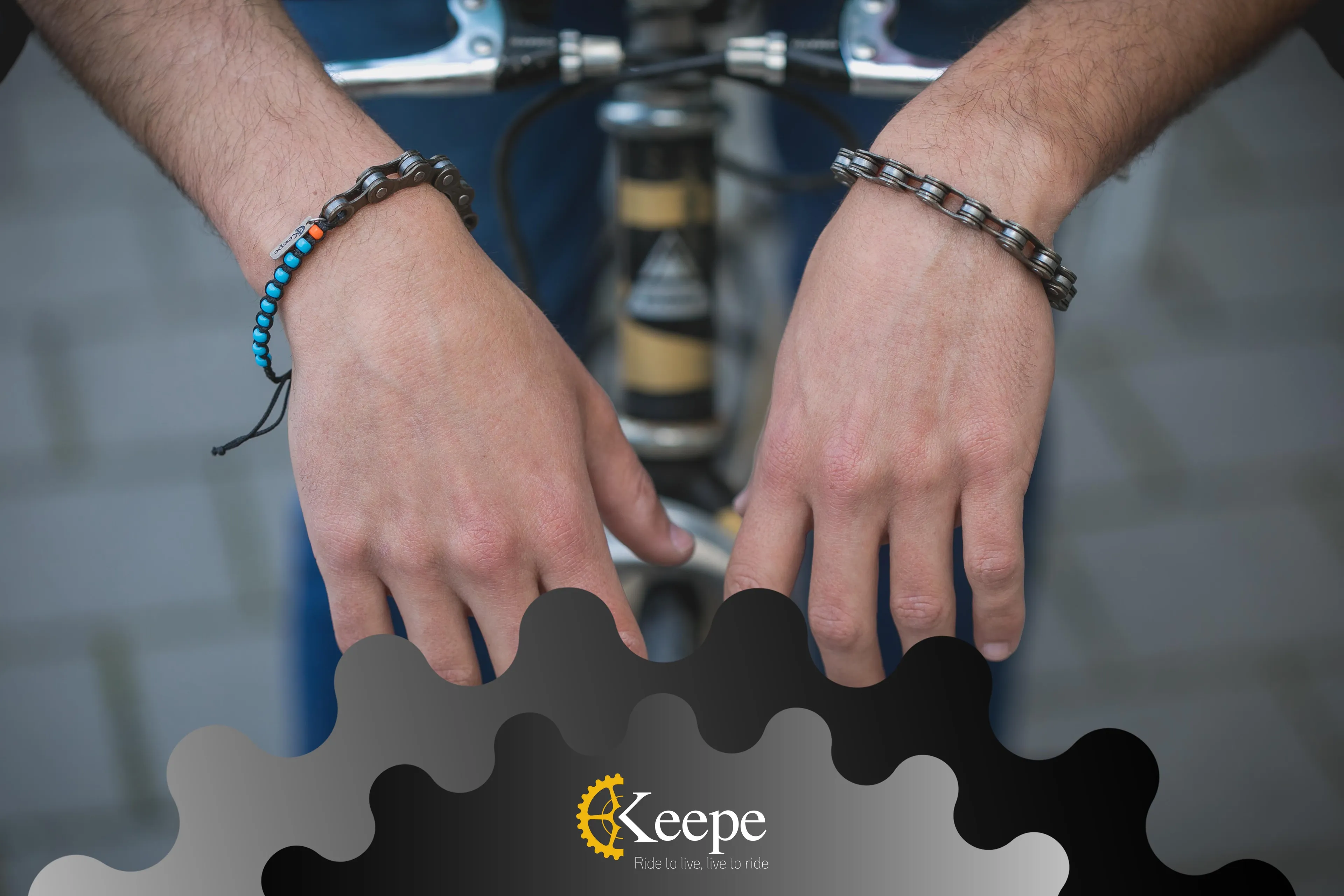We Make Jewelries From Up-Cycle Used Bicycle Parts.