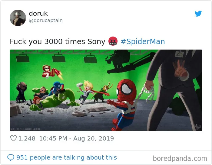 30 Sad And Funny Memes In Response To Sony Taking Back Spider-Man From MCU