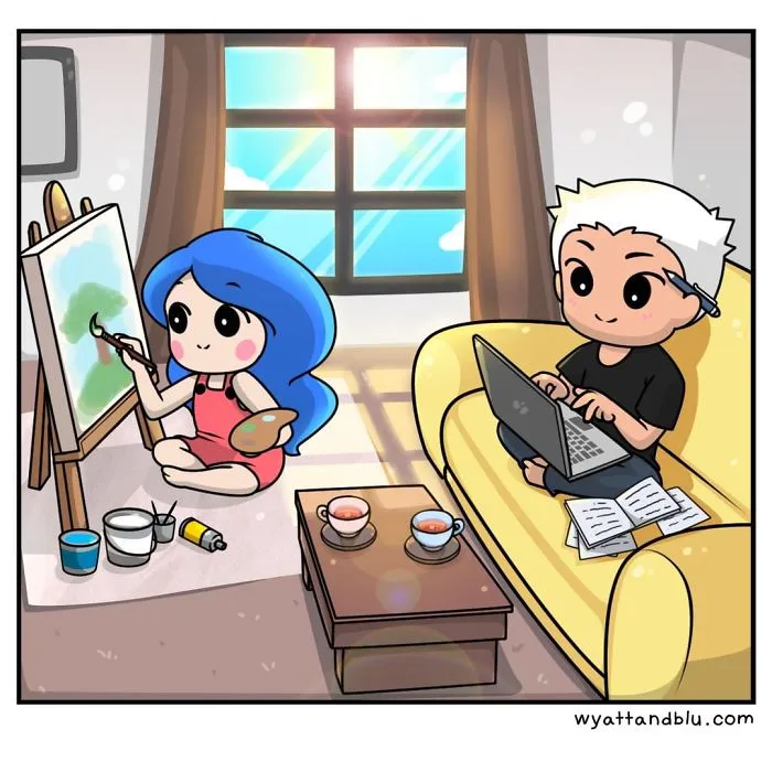 My 40 Wholesome And Funny Comics Inspired By My Relationship With My Fiancé