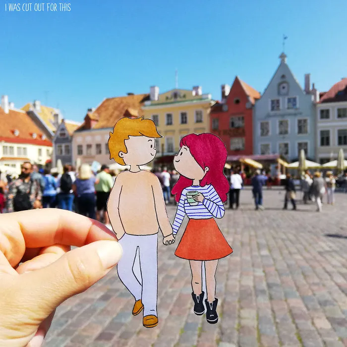 I Made 20 Paper Cutouts That Tell My Travel And Life Stories For Me
