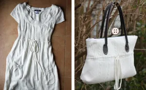 I Upcycled An Old Sweater Into A Gorgeous Handbag