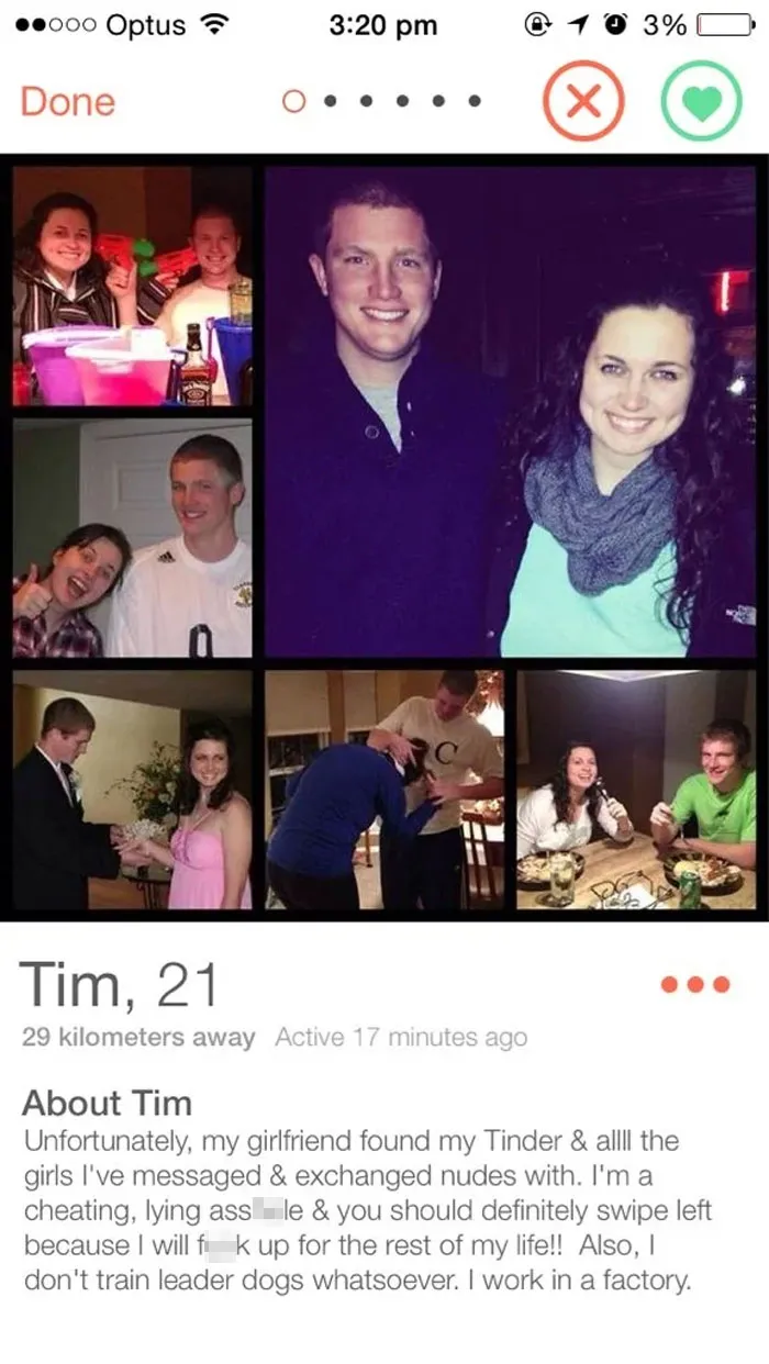 26 Times Cheaters Got Exposed On Tinder When Their Partners Edited Their Profiles