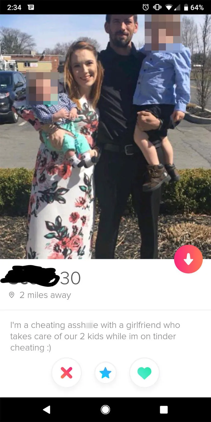 26 Times Cheaters Got Exposed On Tinder When Their Partners Edited Their Profiles